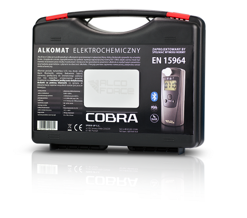 Alkomat AlcoForce Cobra z certyfikatem kalibracji - obrazek 2