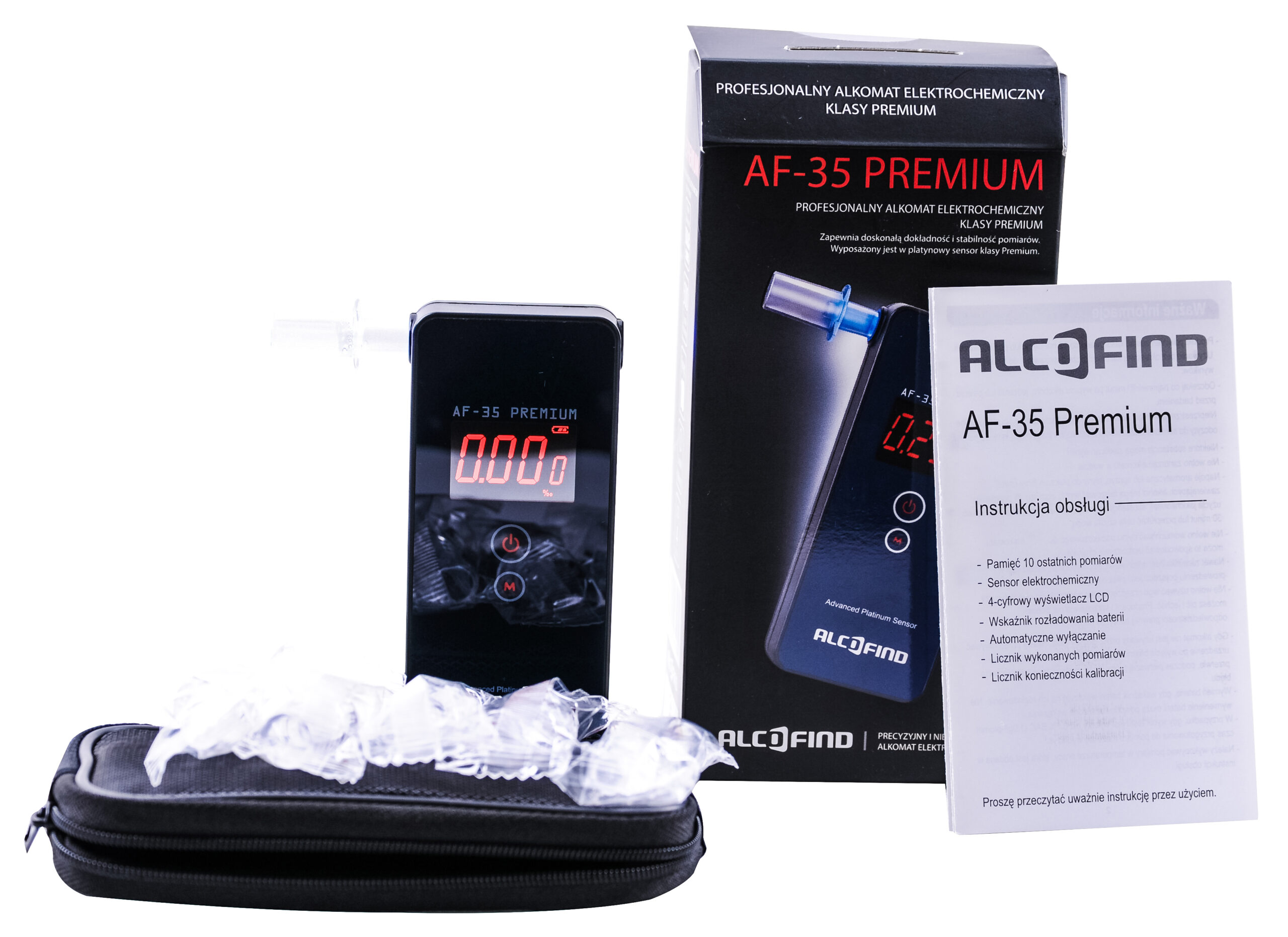 Alkomat marki AlcoFind AF-35 Premium z Dożywotnią Gwarancją oraz adiustacją w pakiecie - obrazek 7