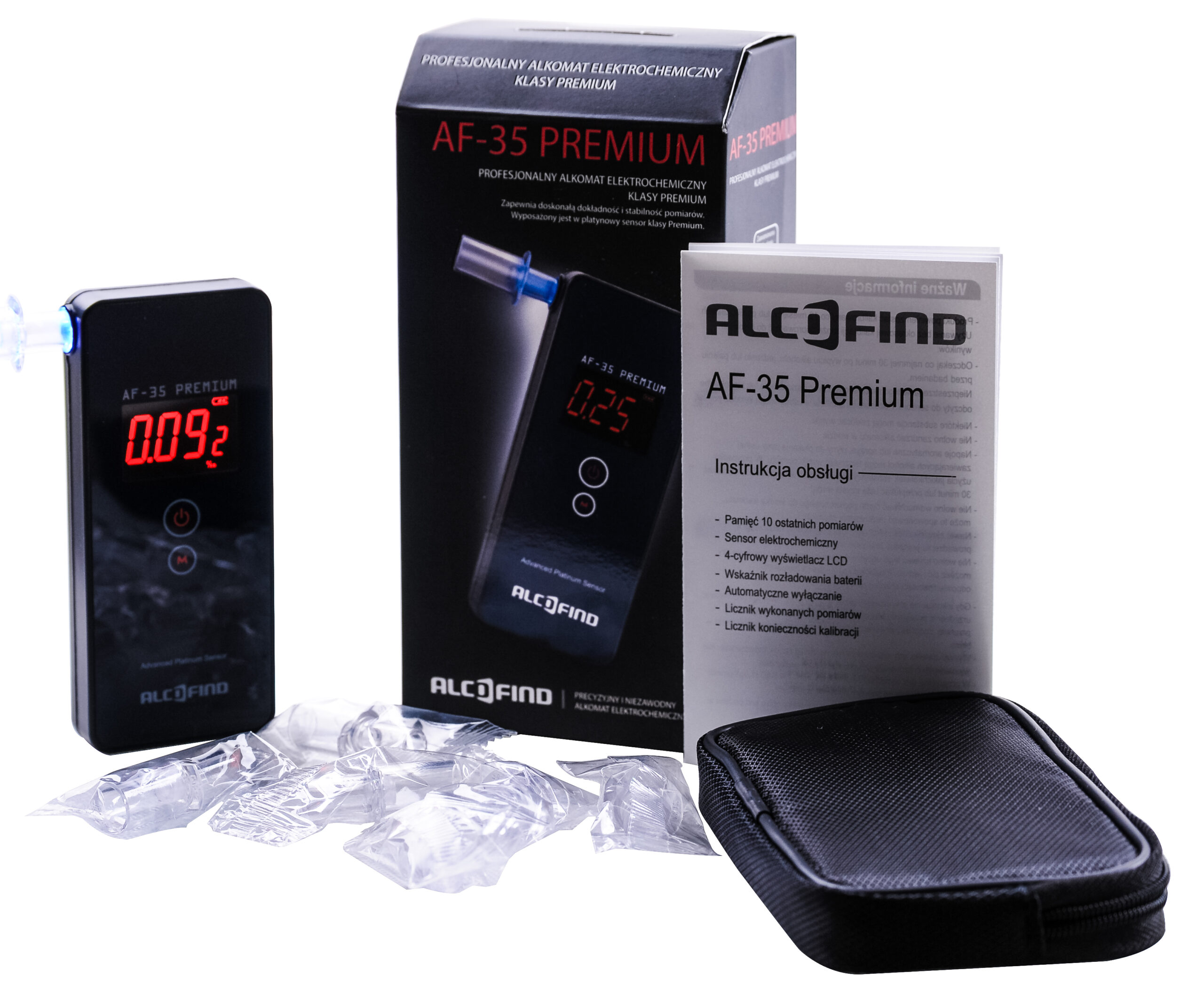Alkomat marki AlcoFind AF-35 Premium z Dożywotnią Gwarancją oraz adiustacją w pakiecie - obrazek 12
