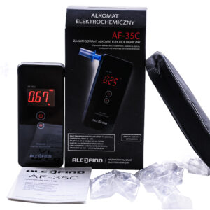 Alkomat elektrochemiczny AlcoFind AF-35C + certyfikat
