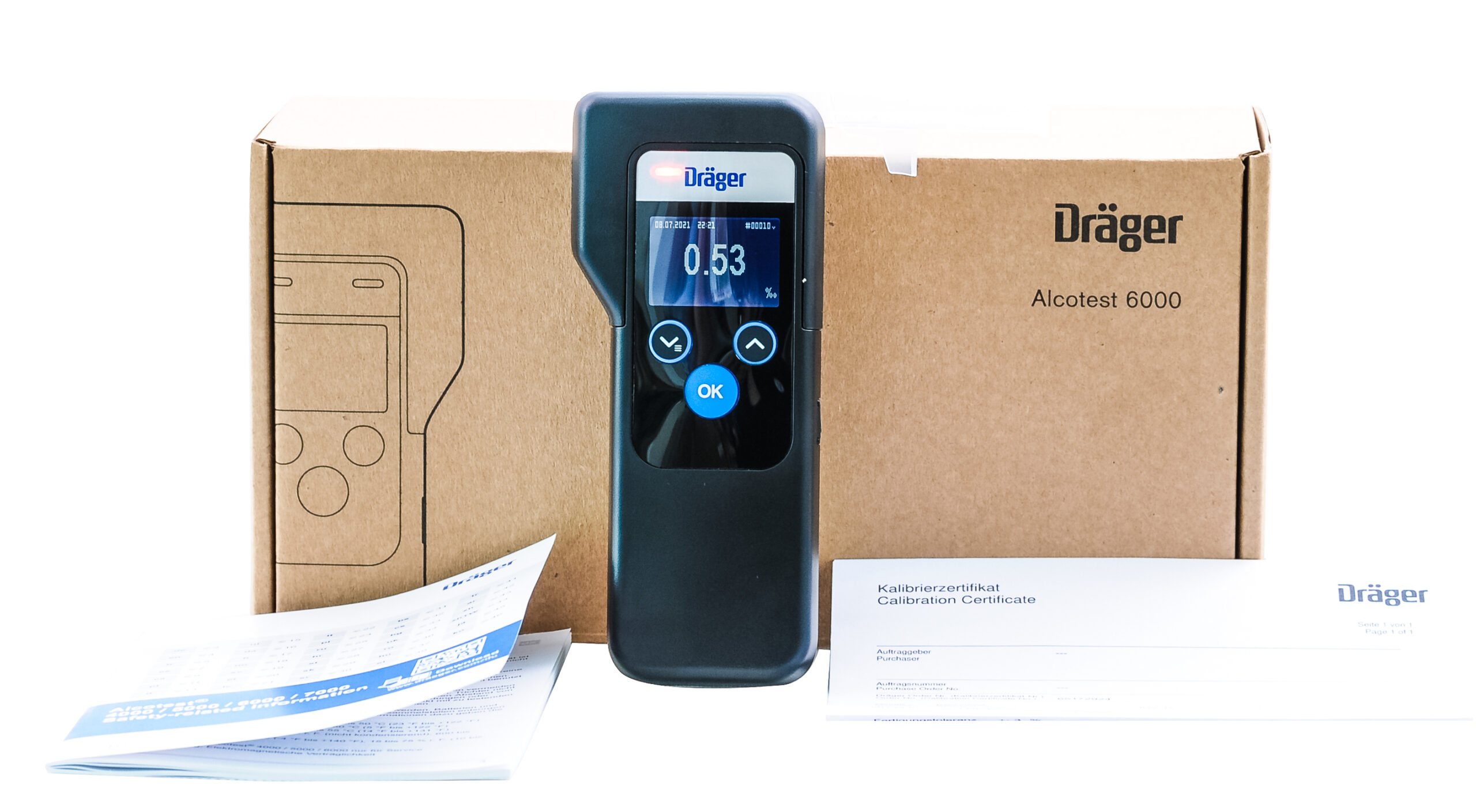 Alkomat Dräger Alcotest 6000 + Certyfikat Adiustacji plus serwis - obrazek 4