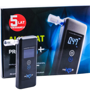 Alkomat PRO x-5 z platynowym sensorem marki AlcoFind + kalibracje
